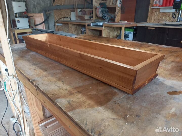 Деревянные кашпо, ящик для цветов