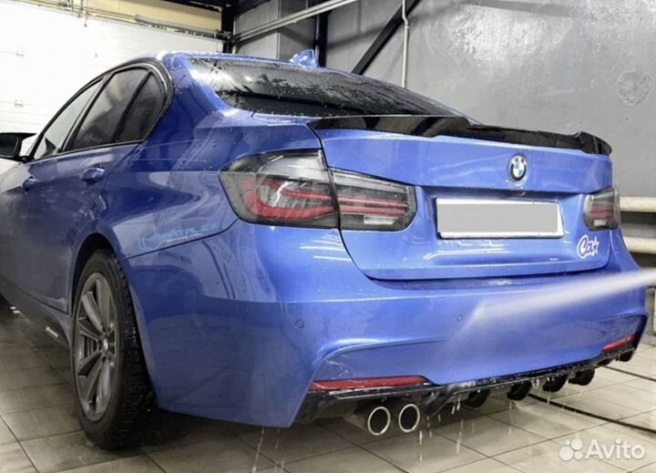 Обвес М пакет BMW F30, бампер перед + пороги