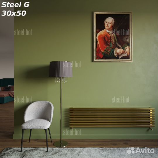 Трубчатый горизонтальный радиатор