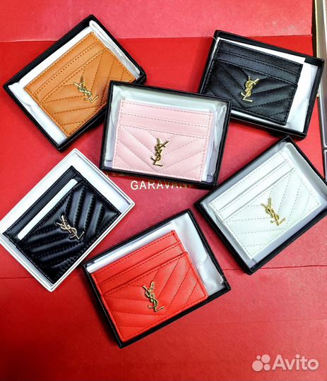 Женсикй картхолдер из натуральной кожи Ys