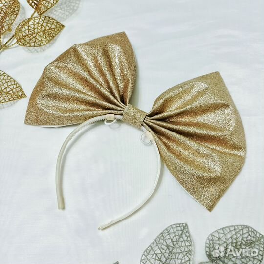Ободок с бантом 