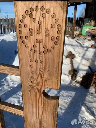 Старинный ткацкий станок