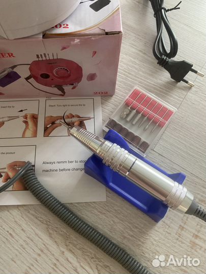 Аппарат для маникюра дисплей металлическая ручка