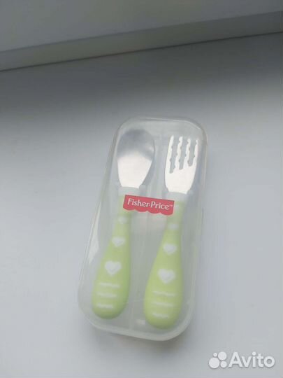 Fisher Price ложка вилка