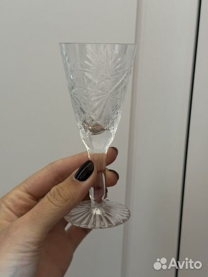 Хрустальные рюмки СССР и графин
