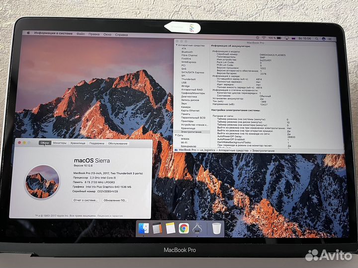 Macbook Pro 13 2017(a1708) 256GB
