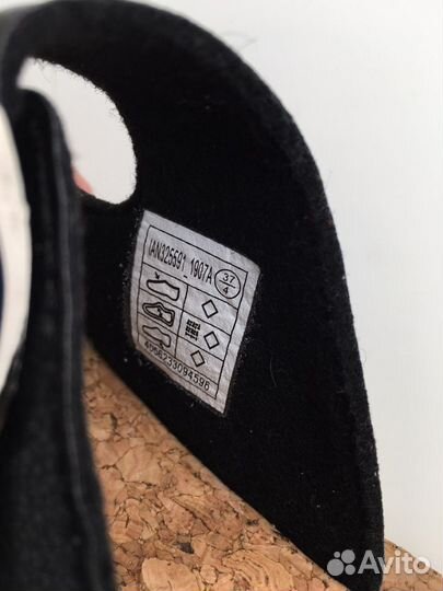 Шлепки черные Esmara 38/40 новые