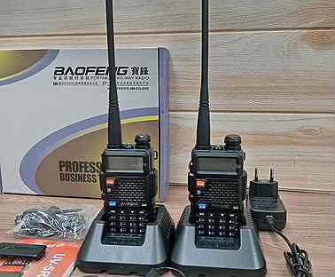 Рация Baofeng UV-5R 8W комплект 2шт