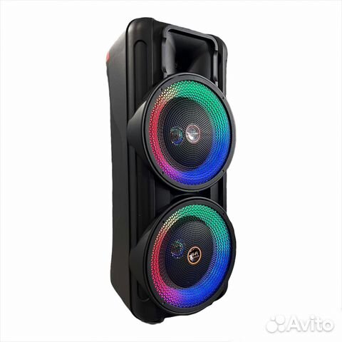 Колонка караоке CH-8829 Wired mic Double 8inch