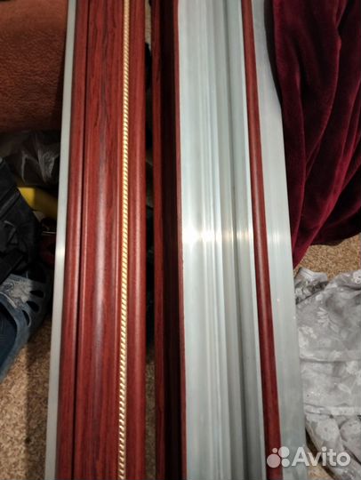 Карниз для штор двухрядный металлический