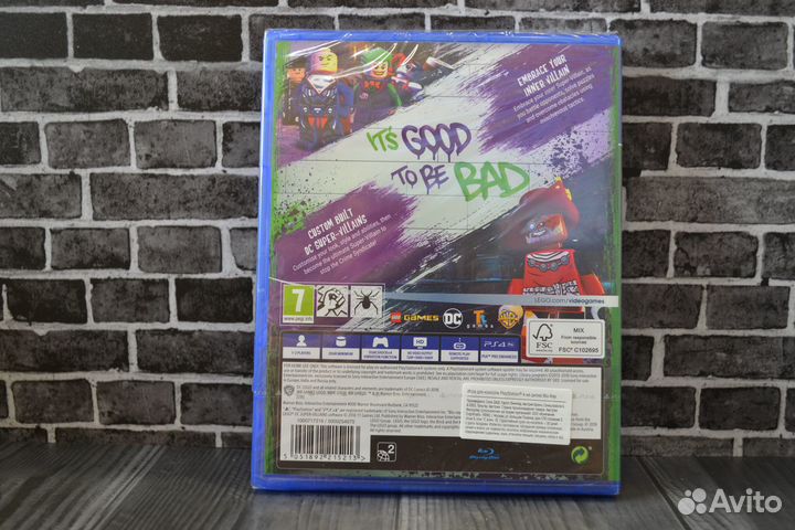 Lego DC Super-Villains диск PS4 (новый)