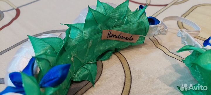 Ободок для волос ручной работы