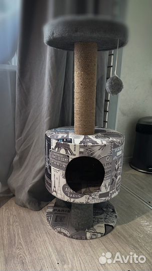 Домик для кошки с когтеточкой бу