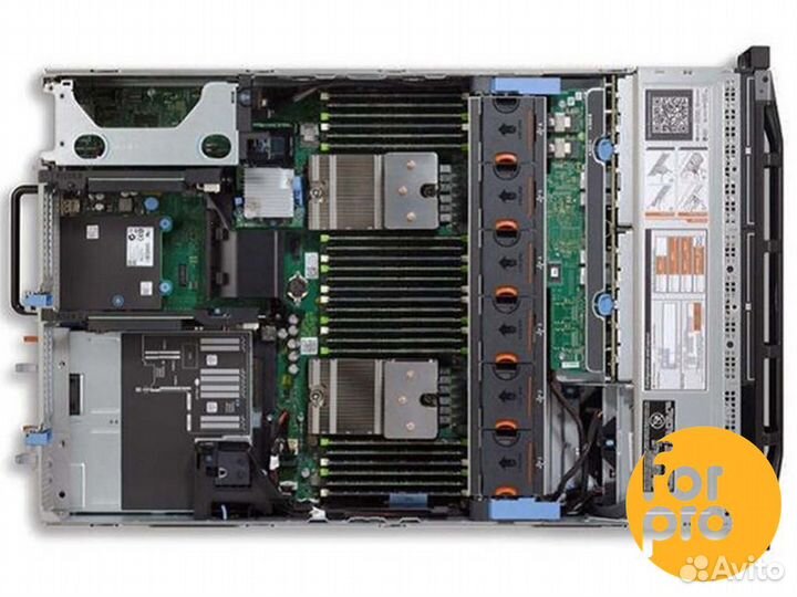 Сервер dell R720 8SFF 2xE5-2630L 48GB, H710