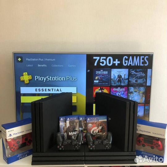 Sony PlayStation 4 Pro 1tb+лучшие игры/гарантия