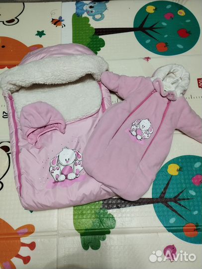 Зимний конверт в коляску