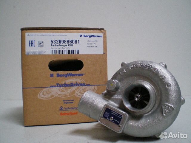 Турбокомпрессор BorgWarner 53269886081 новый