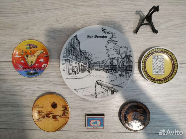 Тарелки тарелочки города страны сувенирные