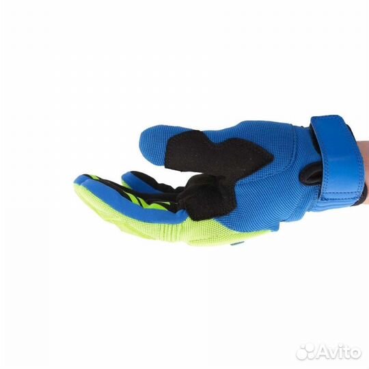 Мотоперчатки мужские Dragonfly enduro Blue-Green