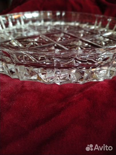 Блюдо / Поднос. Хрусталь