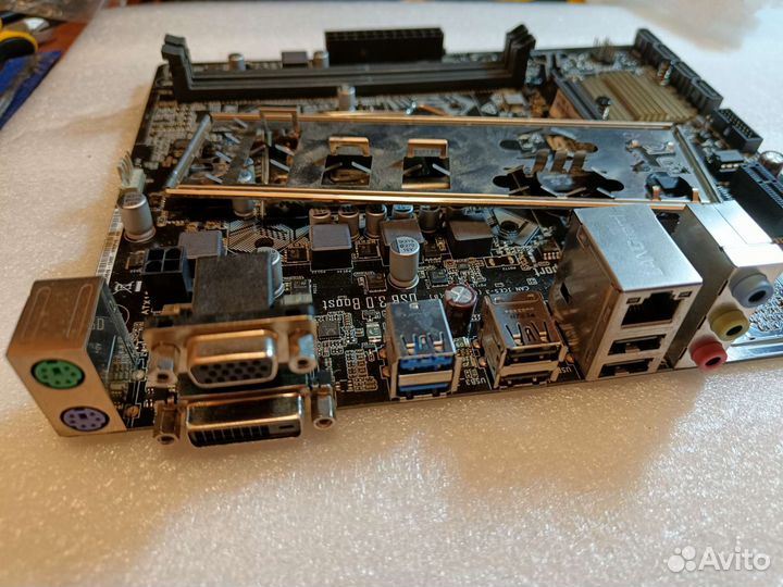 Материнская плата Asus H110M-K(LGA1151) +проц