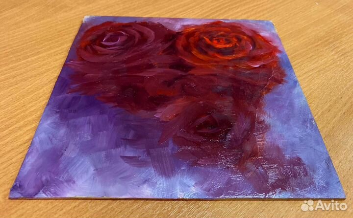 Картина маслом с подставкой