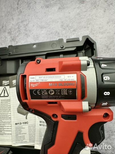 Шуруповерт milwaukee m18 blddrc-402c