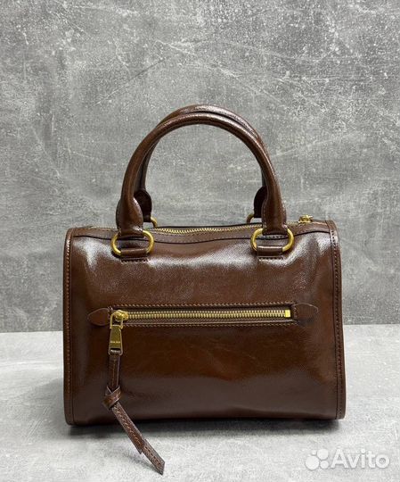 Сумка с ручками натуральная кожа MIU MIU