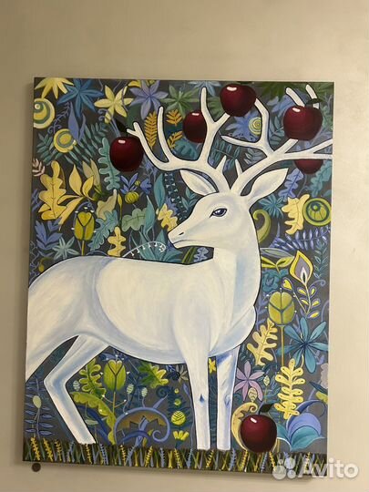 Яблочный олень