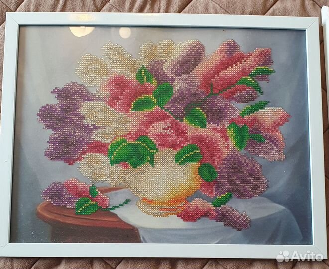 Картина по номерам, со стразами алмазная
