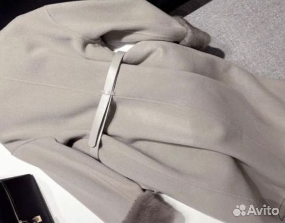 Пальто из кашемира с норкой Loro Piana FAL2354