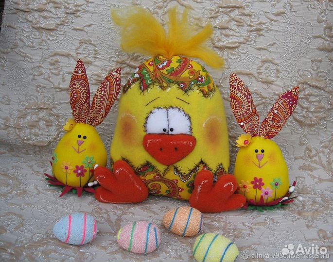 Пасхальный Цыпленок Зефирка