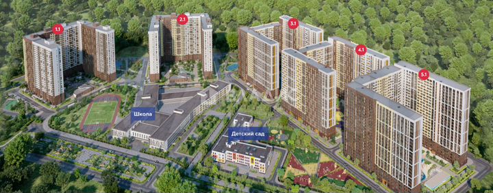 3-к. квартира, 84,4 м², 13/24 эт.