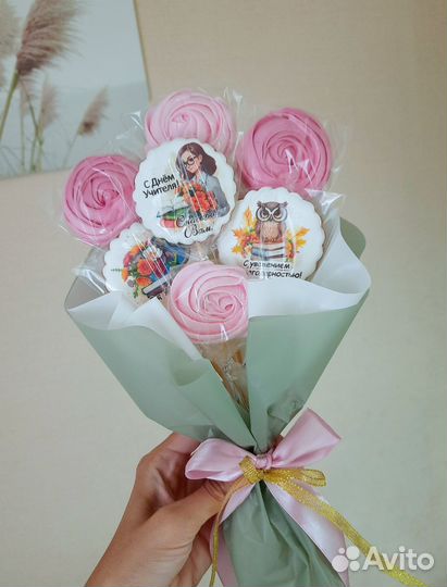 Сладкие букеты ко дню учителя и воспитателя