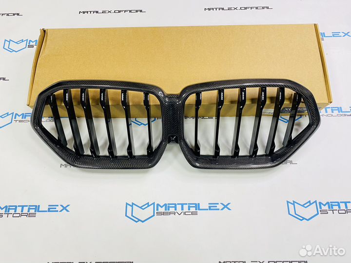 Решетка радиатора BMW X6 G06, sport, карбон