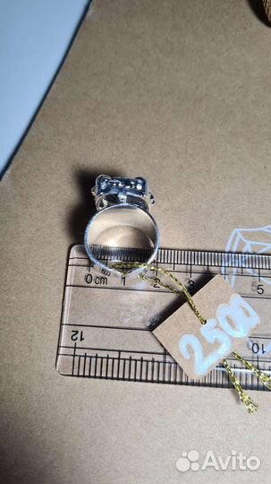 Кольцо с кварцем (сталактит)