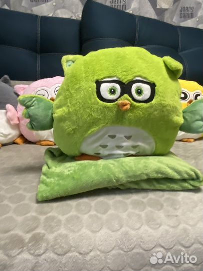 Сова с пледом 3 в 1