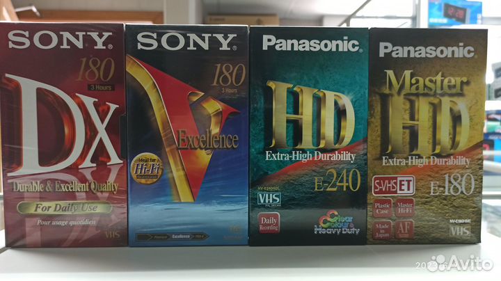 Видеокассеты VHS новые запечатанные