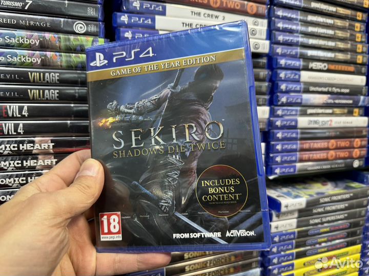 Sekiro shadows die twice ps4 диск новый