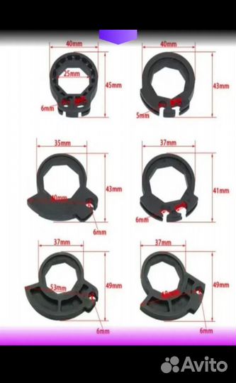 Грипсы LOK-ON nibbi на мотоцикл красный