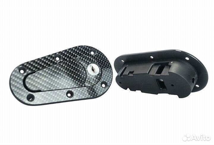 Замки для капота D1 с ключом (черные или карбон)