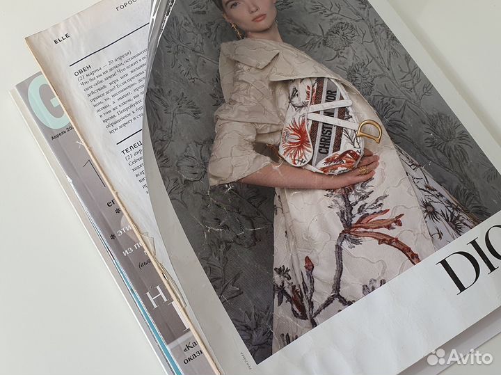 Журналы Elle, Glamour, Yes и др