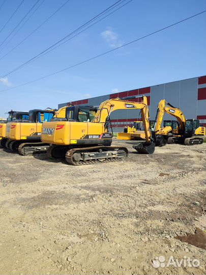 Гусеничный экскаватор Sany SY135C, 2023
