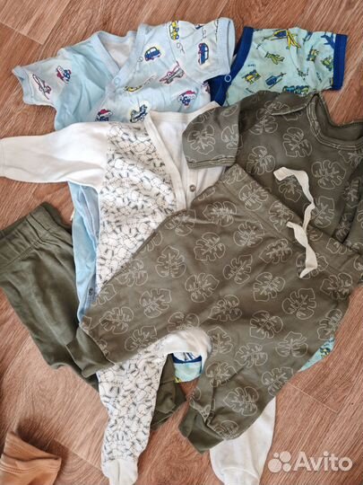 Пакет вещей от 0 до 4 месяцев