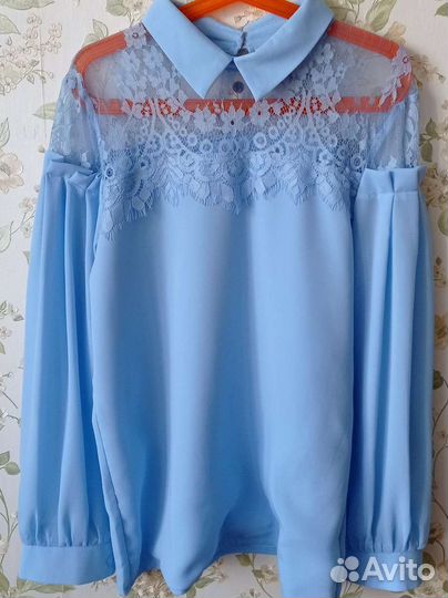 Блузка для девочки школьная 140