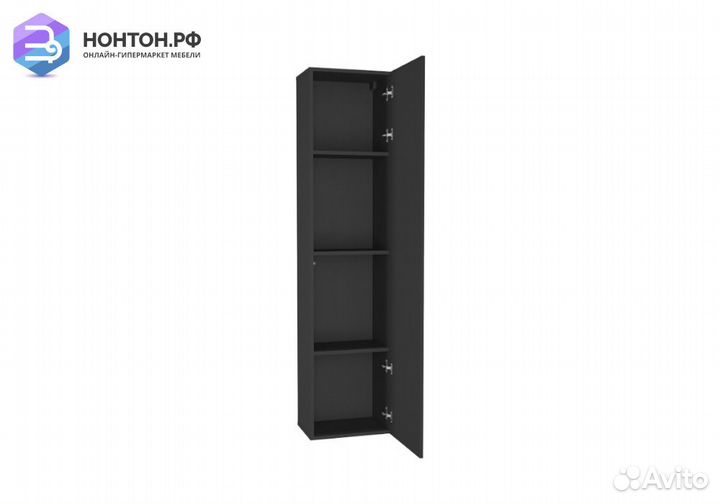 Шкаф навесной Point тип-40 черный глянец / черный