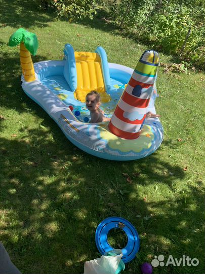 Детский надувной бассейн intex