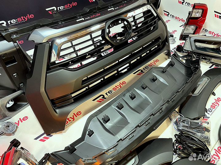 Рестайлинг в 20г Toyota Hilux Pick Up 15-19г