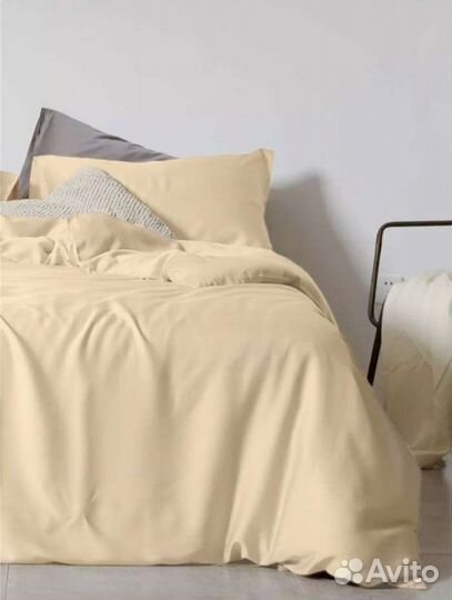 Постельное белье поплин с европростынёй. Новое