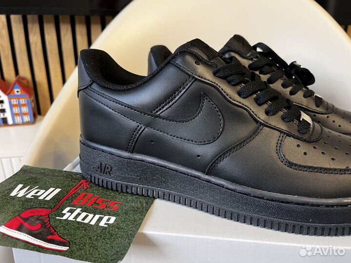 Nike Air Force 1 Low черные 41-45